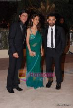 Shahrukh Khan, Gauri Khan, Aamir Khan at  Imran Khan_s wedding reception in Taj Land_s End on 5th Feb 2011 (3).JPG